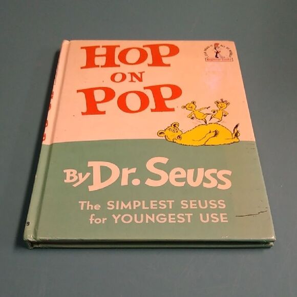 Dr. Seuss 'Hop on Pop' 1963 Book - Picture 1 of 7
